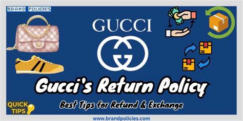 gucci exchange policy after 30 days|does gucci give refunds.